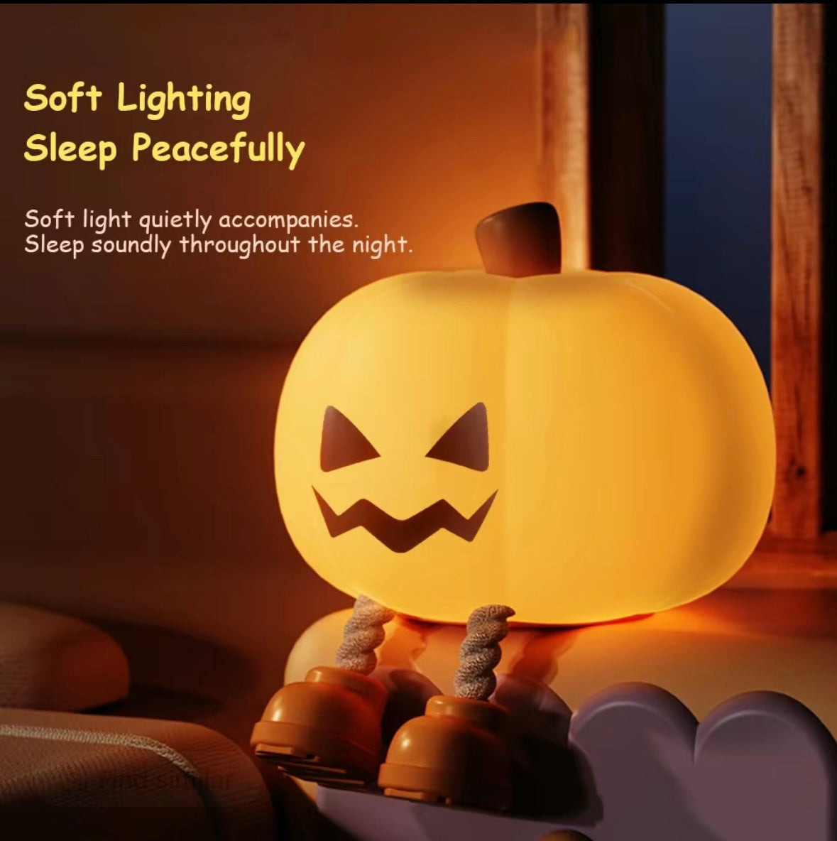 BooBuddy™Cozy Pumpkin Night Light