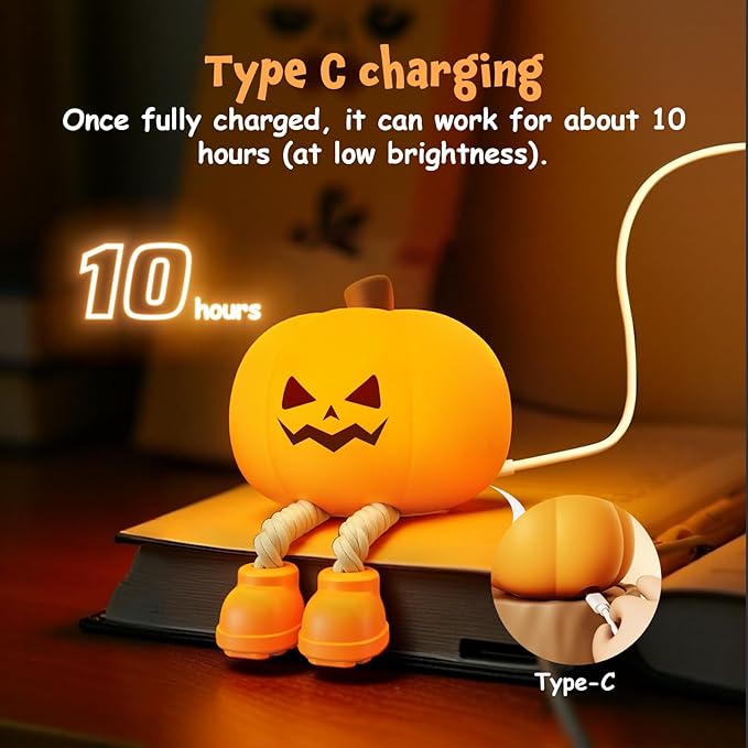 BooBuddy™Cozy Pumpkin Night Light