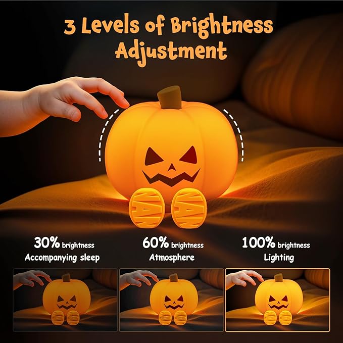 BooBuddy™Cozy Pumpkin Night Light